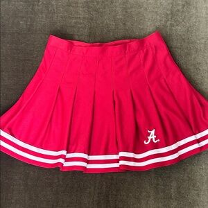 Pleated Skirt with “A” monogram